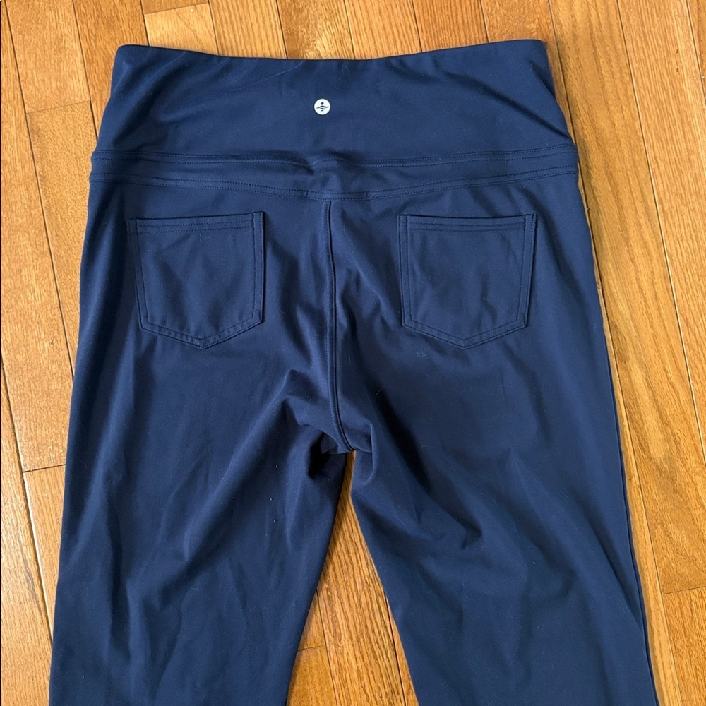 HALARA Flare Leggings Size Large Navy Blue - Picture 5 of 5